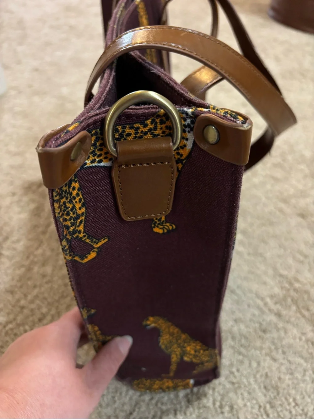 ModCloth Cheetah Tote Bag - Picture 4 of 5